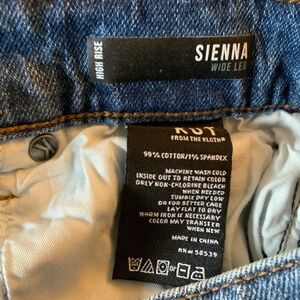 Kut From the Kloth, Sienna high rise wide leg jeans size 4